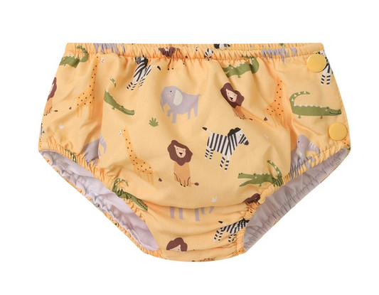 Bañador pañal volantes - Wild Animals