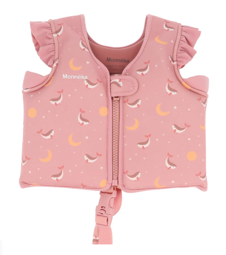 Chaleco Flotador Aprendizaje 2-6 años - Whale Pink